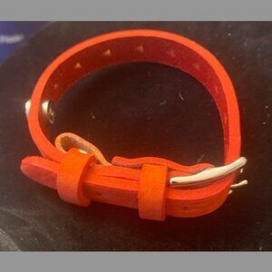 rag & bone Orange Leather Bracelet